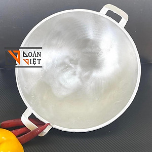 CHẢO GANG ĐÚC nguyên khối ĐÁY SÂU - Chảo lớn bằng gang dày nặng giữ nhiệt tốt và đều. Dùng xào rau, nấu cơm cháy, bò né, Chảo truyền thống NHIỀU SIZE