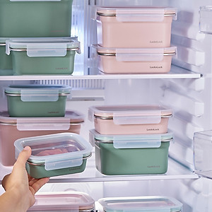 Hộp đựng thực phẩm bằng thép không gỉ LocknLock Color Coated STS Container nhiều dung tích