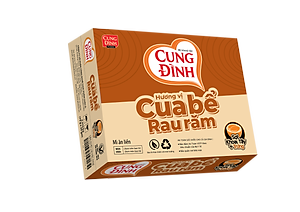 Thùng 30 Gói Mì Khoai Tây Cung Đình Hương Vị Cua Bể Rau Răm