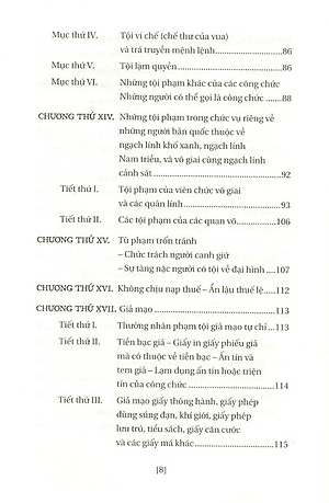 Sách Hoàng Việt Hình Luật