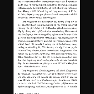 Sách Bài Học Giáo Dục Từ Nước Mĩ ?