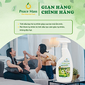 Nước Lau Kính  Tinh dầu Bạc hà Peace Mass Chai 700ml