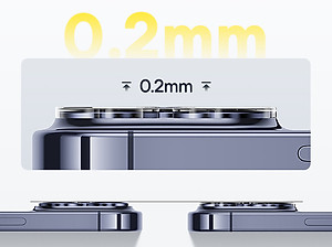 Miếng Dán Kính Cường Lực Viền Đen ESR bảo vệ ống kính Camera cho iPhone 15 Pro Max / 15 Pro / 14 Pro Max / 14 Pro - Hàng Chính Hãng