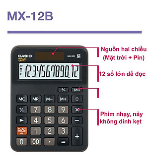 Máy Tính Để Bàn Casio MX-12B