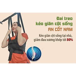 Đai Treo Xà Kéo Giãn Cột Sống An Cốt Nam -  Chỉ Cần 5 Phút Mỗi Ngày Giảm NGay Đau Mỏi Lưng, Thoái Hóa, Thoát Vị,