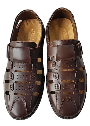 Giày mọi rọ nam da bò thật BIGGBEN cao cấp GM263