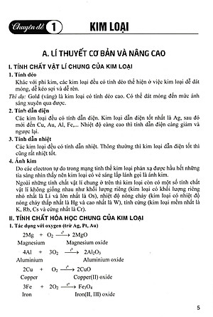 Bồi Dưỡng Học Sinh Giỏi Hóa Học 9 Theo Chuyên Đề (Dùng Chung Cho Các Bộ SGK Hiện Hành) 
