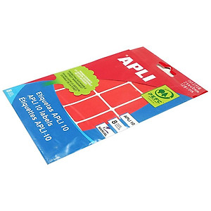 Nhãn Dán Đỏ 10 Miếng 25x40_2756 APLI