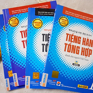 Combo 4 Cuốn Tiếng Hàn Tổng Hợp Sơ Cấp 1 và 2 Bản Màu - Học Kèm App Và Khóa Học Online