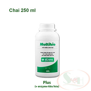 Vi sinh nước MultiBio Plus 125ml, 250ml, 500ml, 1000ml multi bio men khử đục làm trong bể cá tép thủy sinh