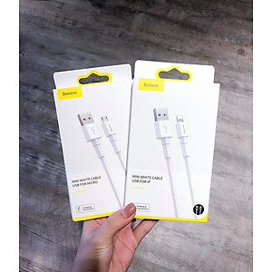 Cáp sạc nhanh siêu bền Baseus Mini White dùng cho Smartphone/ Tablet -Hàng Chính Hãng