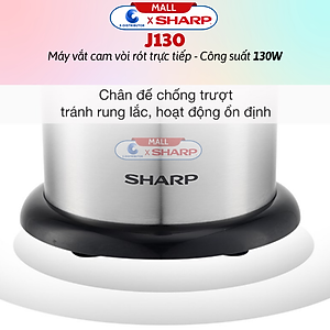 Máy Vắt Cam Sharp EJ-J130-ST - Hàng Chính Hãng