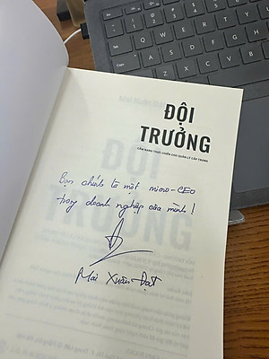 Sách Đội Trưởng - Cẩm nang thực chiến cho Quản lý cấp trung - Tác giả Mai Xuân Đạt