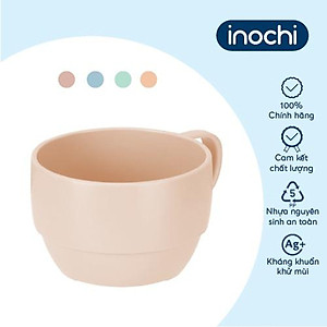 Combo 2 Cốc Nước Amori 350ml Sản Xuất Theo Tiêu Chuẩn Nhật Bản An Toàn Khi Sử Dụng - Chính Hãng Inochi (Tặng khăn lau pakasa)