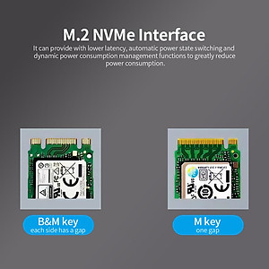 Vỏ bọc ổ cứng EZCast S8000 GEN2 M.2 NVME SSD di động PCI-e sang USB 3.1