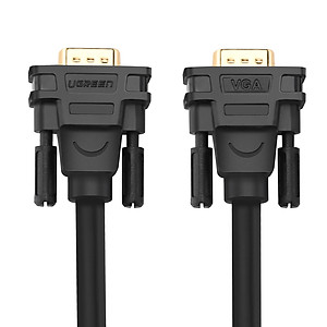 Dây cáp kết nối VGA HDB 15 đực sang HDB 15 đực dài 1.5M UGREEN VG101 11630 - Hàng chính hãng