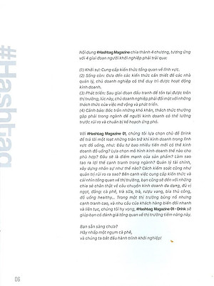 Hashtag #01: Drink - Kinh Doanh Đồ Uống Tại Thị Trường Việt Nam (Tái Bản 2020)