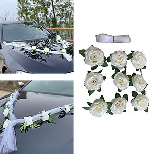 Mua DIY Wedding Car Flower Ribbon Set for Bridal Car Decoration ...