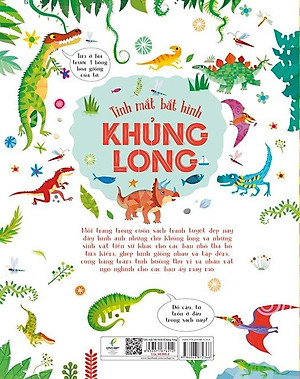 Sách Tinh Mắt Bắt Hình – Khủng Long