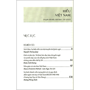 Sách Chuyên Đề Hiểu Việt Nam Số 1