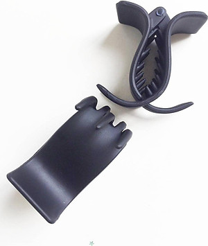 Combo 2 Kẹp tóc nữ càng cua 3 răng màu sắc (màu ngẫu nhiên)