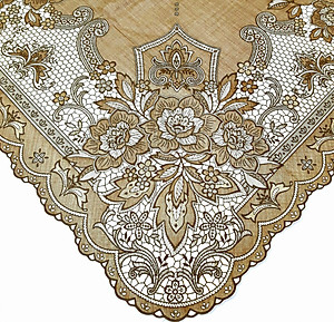 Khăn Trải Bàn PAULEE - FY 116L nâu (135 cm x 180 cm)