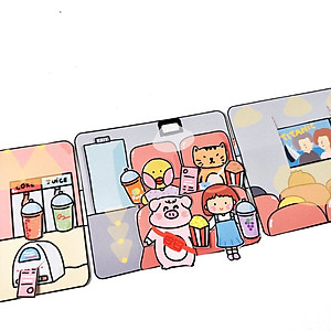 Bộ Tranh Tương Tác Cô Tiên Xanh - Rạp Chiếu Phim