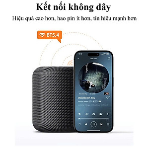 Loa Bluetooth Hoco HC30 Led RGB Bản Nâng Cấp Pin 1800mAh, Bluetooth V5.4, hỗ trợ thẻ nhớ TF, cắm USB phát nhạc - Hàng chính hãng