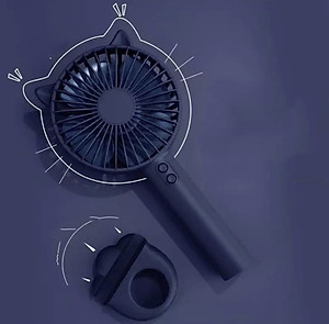 Quạt Cầm Tay Cao Cấp Vinbuy Tích Điện Tiện Lợi Kèm Cáp Sạc Và Pin Có Tặng Chân Đế Tích Hợp Giá Đỡ Điện Thoại, 3 Chế Độ Gió Siêu Mát Siêu Bền - Hàng chính hãng VinBuy 