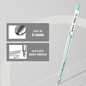 Combo 20 Bút bi màu pastel PRO 027 Thiên Long TL-105