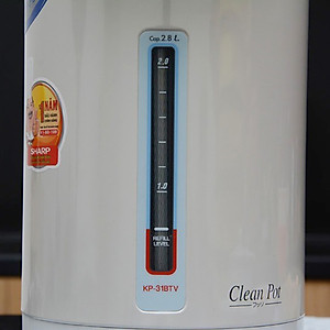 Bình Thủy Điện Sharp KP-31BTV RD/CU (2.8L) - Họa Tiết Ngẫu Nhiên - Hàng chính hãng