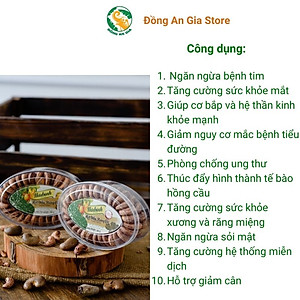 Hạt điều rang củi hộp Oval loại cao cấp Hải Bình 260g