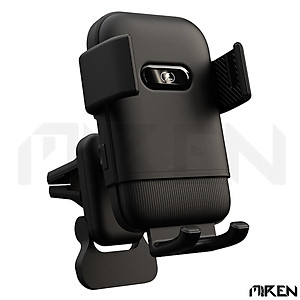 Giá Đỡ Điện Thoại Ô Tô Xe Hơi Cảm Ứng Thông Minh – Hỗ Trợ Sạc Không Dây Qi – Xoay Chuyển Ngang Dọc – Tặng Kèm Đế Hít Tiện Lợi – Hàng Chính Hãng. 