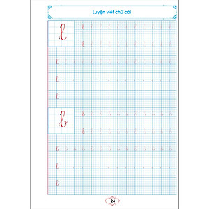  Luyện viết  chữ thường cỡ nhỏ ( vở ô ly có mẫu nét cơ bản, chữ thường, chữ ghép và câu)