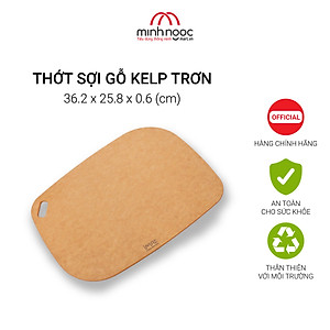 Thớt sợi gỗ Neoflam kelp trơn, chịu nhiệt 170℃, chống xước thân thiện với dao, không chứa BPA