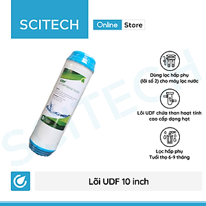 Lõi lọc nước số 2 UDF 10 inch dùng trong máy lọc nước RO, bộ lọc thô - Hàng chính hãng