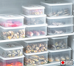 Bộ 03 hộp thực phẩm chữ nhật Nakaya 830ml hàng nội địa Nhật Bản K.124#