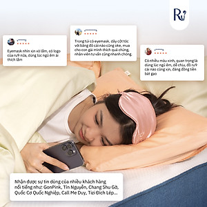 Bộ Bịt Mắt Cao Cấp Ru9 - Chất Liệu Sateen Sang Trọng, Thoáng Mát | Giúp Thoải Mái Dễ Ngủ | Bao Gồm 2 Set