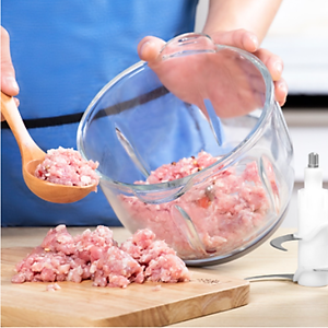 Máy Xay Thịt 2 Lưỡi Dao Kép Lock&Lock EJM171 (2 Lít - 300W) - Hàng Chính Hãng