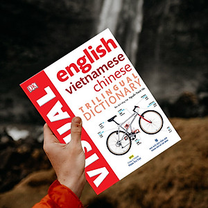 Sách Từ điển hình ảnh Tam Ngữ Trung Anh Việt – Visual English Vietnamese Chinese Trilingual Dictionary + DVD quà tặng