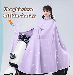 Áo Mưa Một Đầu Có Kính Che Mặt Bảo Vệ Toàn Thân Dày Dặn, Bền Chống Thấm Mưa Tuyệt Đối Phong Cách Thời Trang - HÀNG CHÍNH HÃNG MINIIN