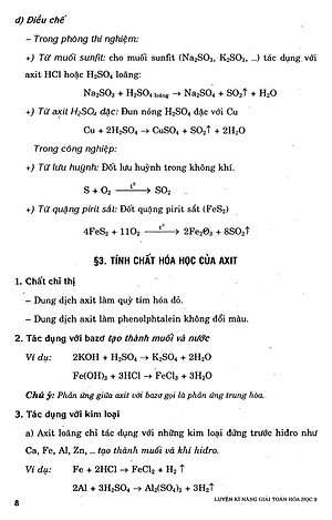Sách Luyện Kỹ Năng Giải Toán Hóa Học 9