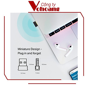 (Giá Huỷ Diệt) Thiết Bị Chuyển Đổi USB Wi-Fi Nhỏ Gọn TP-Link Archer T2UB Nano Chuẩn Bluetooth 4.2 Tốc Độ Cao AC600 - Hàng Chính Hãng