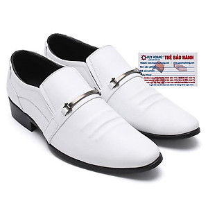 Giày tây nam Huy Hoàng da bò màu đen, trắng HP7103-7135-7164-7706