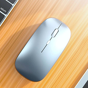 Chuột không dây A2 Pro, chuột máy tính không tạo tiếng ồn, sạc được pin, hiệu ứng đèn Led RGB- Hàng nhập khẩu