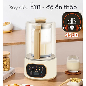 Máy làm sữa hạt Seka E500 - Có chống ồn - 1.5 lít - 9 Chức năng tiếng Việt - Hàng chính hãng