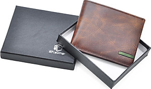 Ví nam da bò AT Leather 063 - Da bò thuộc Highlight