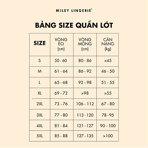 Combo 6 Quần Lưng Chéo Cotton Thiên Nhiên  Miley Lingerie