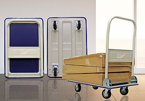Xe đẩy hàng DIY PHT-150S Sàn Thép - Tải trọng tối đa 150kg