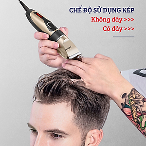 Tông Đơ Cắt Tóc Damas DH-6820 – Thiết Kế Đa Năng Chống Nước Tuyệt Đối Nhỏ Gọn, An Toàn –  Tặng Kèm Bộ Đồ Chuyên Dụng Chuẩn Salon – Hàng Chính Hãng